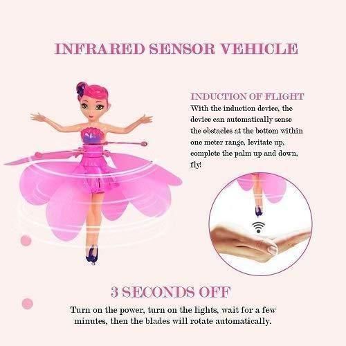 TheYuvaShop™ Luminous Flying Helicopter Doll – Gesture-Controlled Induction Toy, Perfect for Christmas and Holiday Gifts