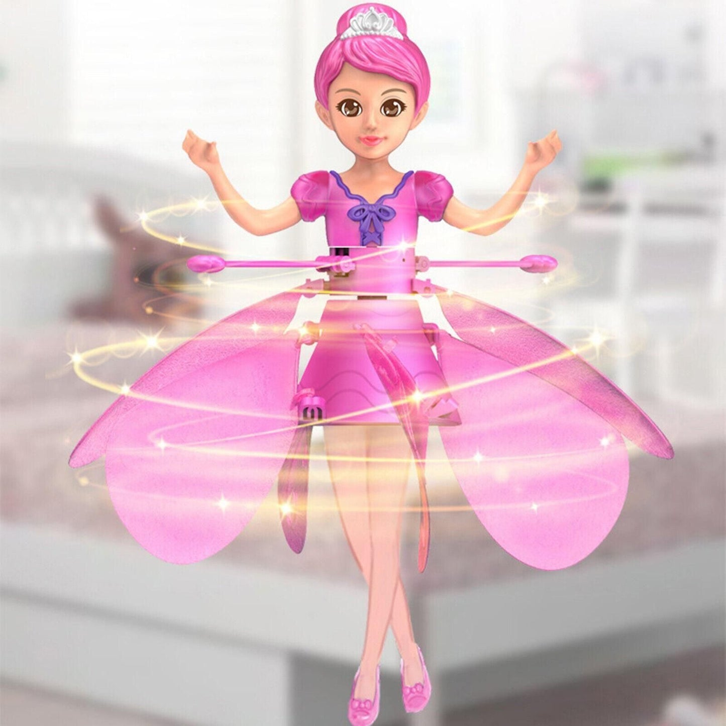 TheYuvaShop™ Luminous Flying Helicopter Doll – Gesture-Controlled Induction Toy, Perfect for Christmas and Holiday Gifts